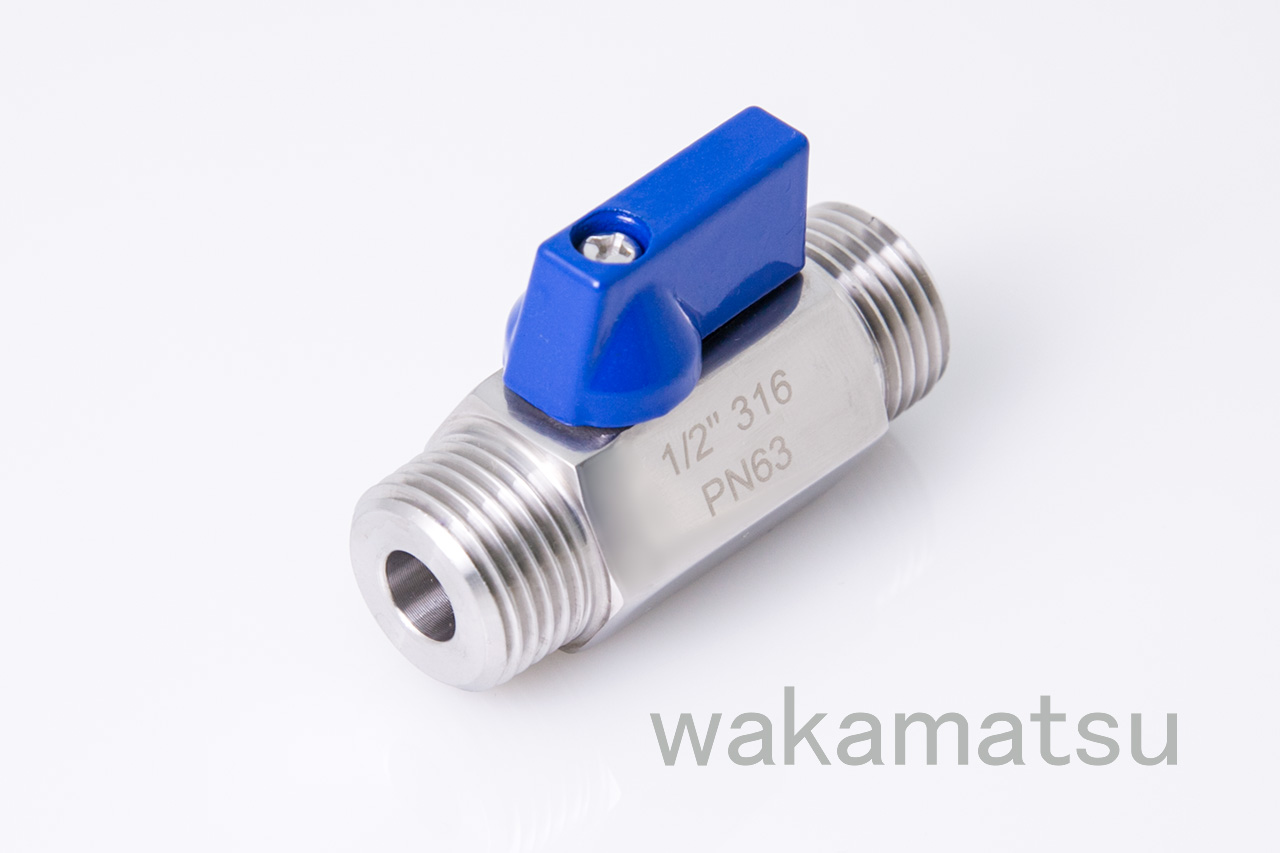 Mini external tooth ball valve wv202